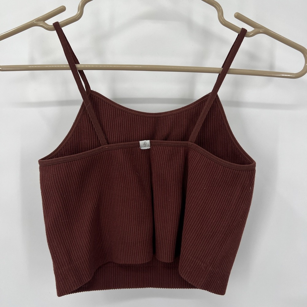 Alexander Jane‎ Cropped Rust Color Tank Top Small (XS?) READ